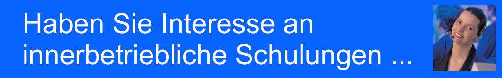 Benötigen Sie eine betriebliche Inhouseschulung?